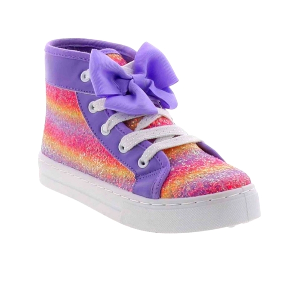Kensie Girl hi-top Glitter fashion sneakers - Picture 1 of 1